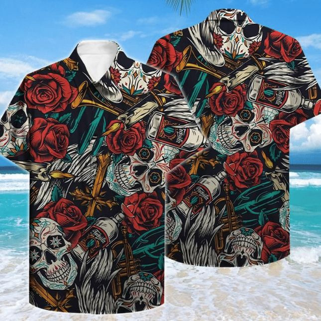 Skull Tropical Iii Hawaiian Shirt