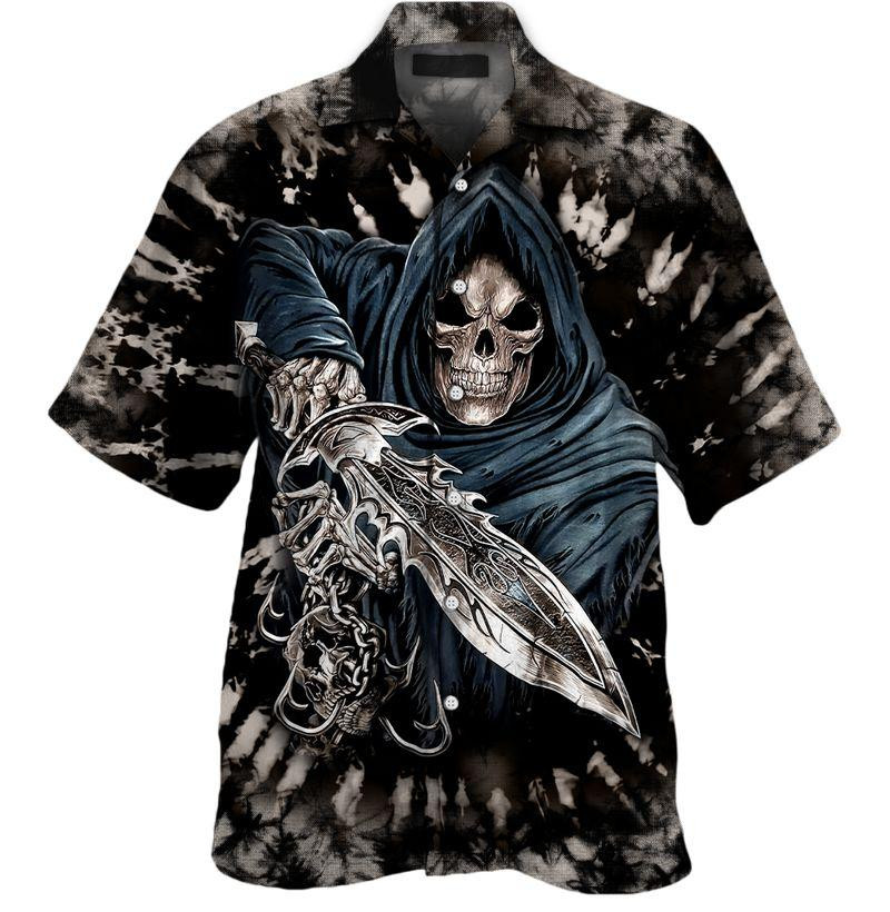 Skull Warrior Hawaiian Shirt