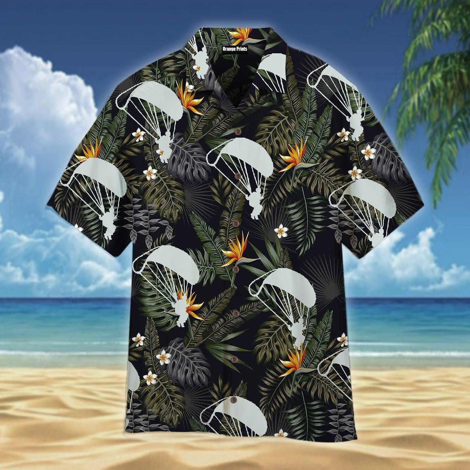 Skydiving Nature Hawaiian Shirt