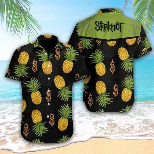 Slipknot Pineapple Tropical Hawaiian Shirt