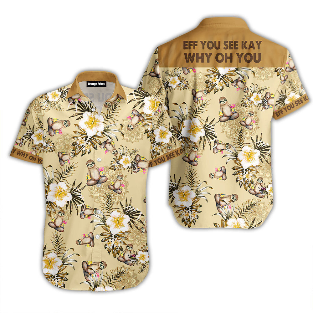Sloth Hawaiian Shirt