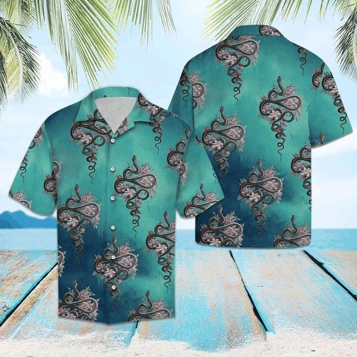 Snake Flower Hawaiian Shirt