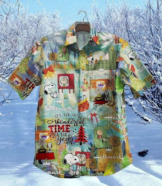 Snoopy Hallmark Hawaiian Shirt