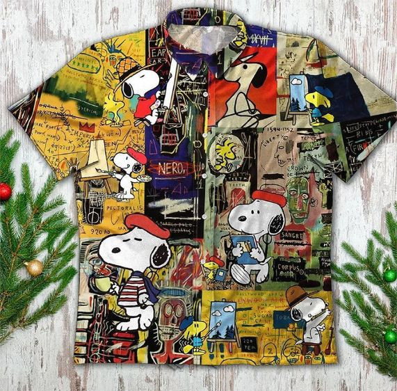 Snoopy V Hawaiian Shirt