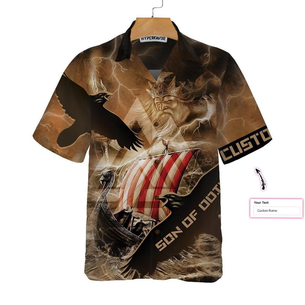 Son Of Odin Personalized Hawaiian Shirt