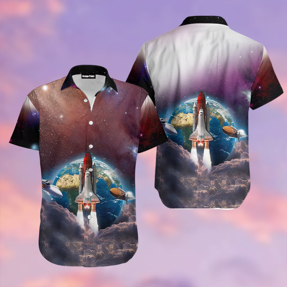 Space Shuttle Hawaiian Shirt