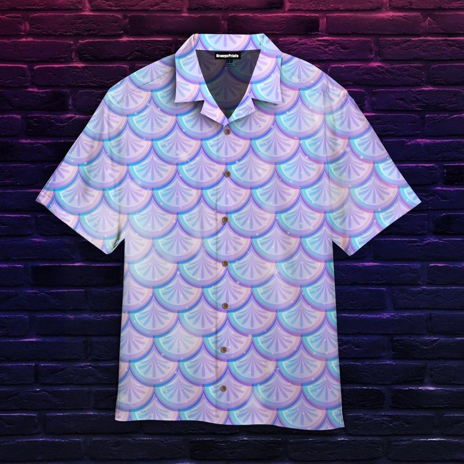 Sparkle Mermaid Scales Hawaiian Shirt