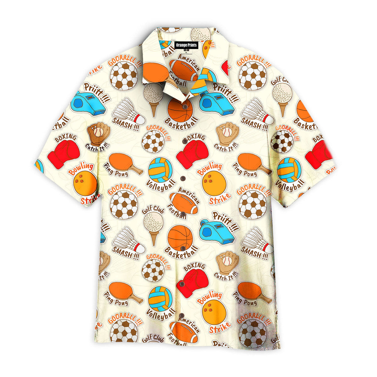 Sport Team Summer Pattern Hawaiian Shirt