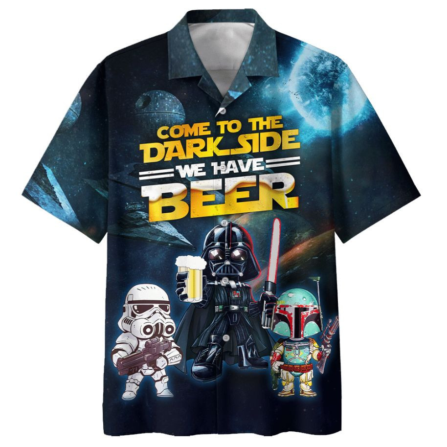 Star Wars Stormtrooper Darth Vader Boba Fett Hawaiian Shirt