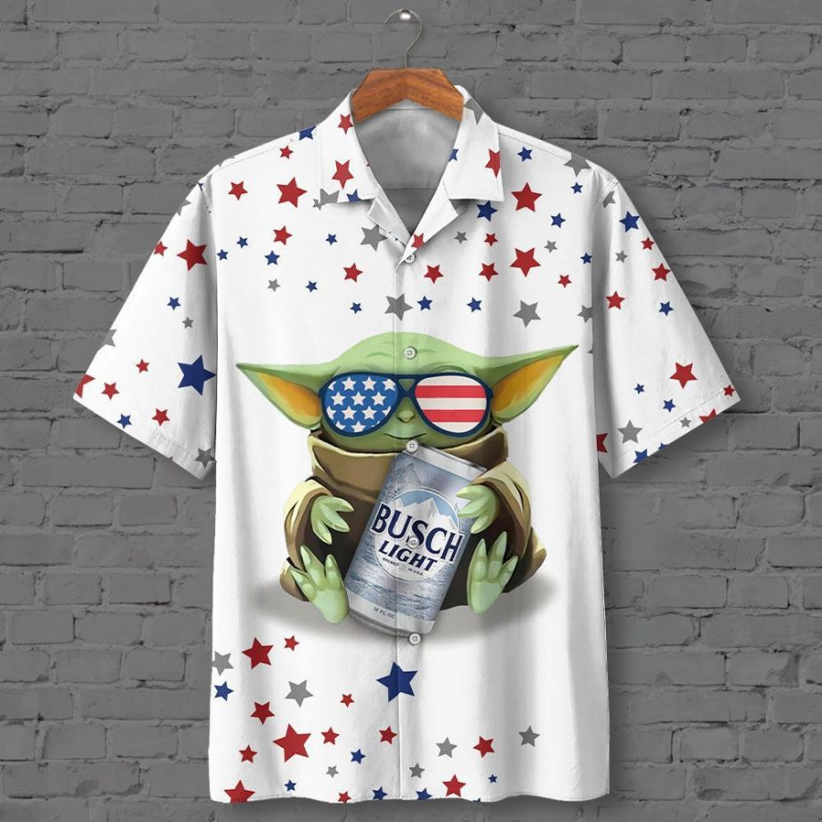 Star Wars Yoda American Glasses Hawaiian Shirt