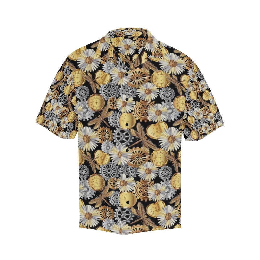 Steampunk Dragonfly Hawaiian Shirt