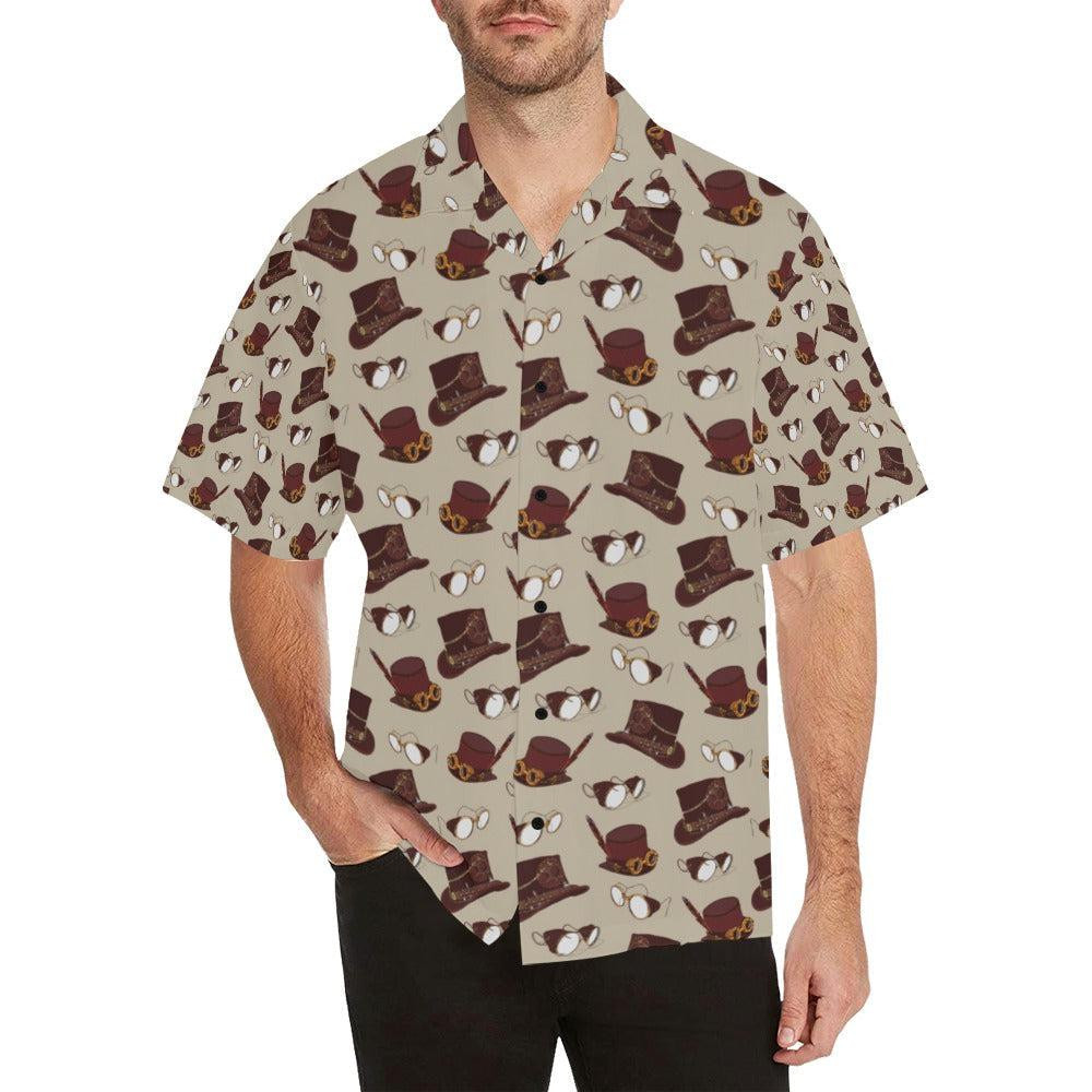Steampunk Hat Hawaiian Shirt