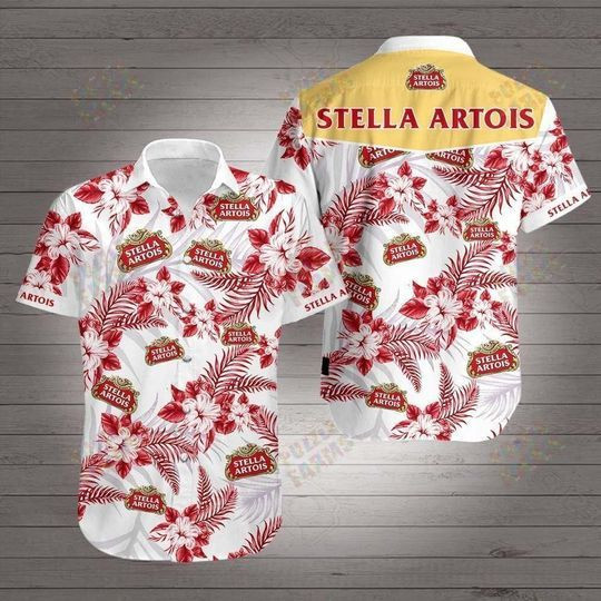 Stella Artois U Hawaiian Shirt