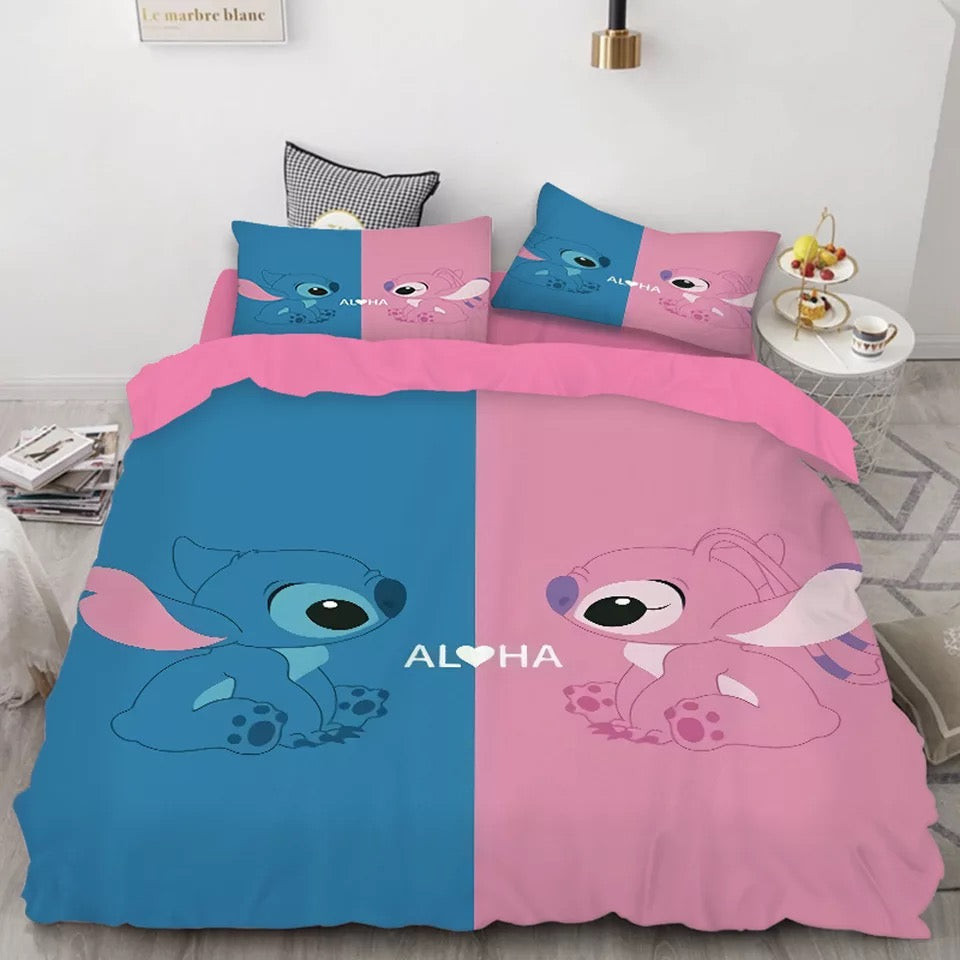 Stitch #17 Duvet Cover Quilt Cover Pillowcase Bedding Set Bed Linen Home Bedroom Decor
