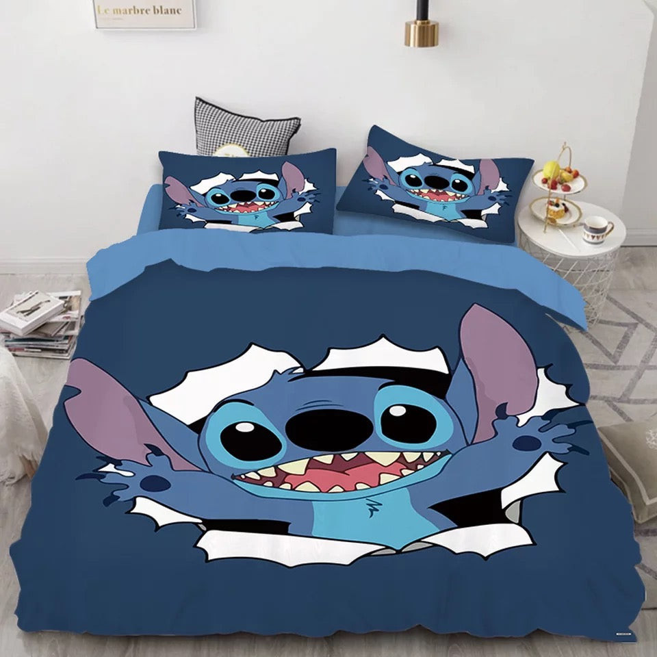 Stitch #2 Duvet Cover Quilt Cover Pillowcase Bedding Set Bed Linen Home Bedroom Decor