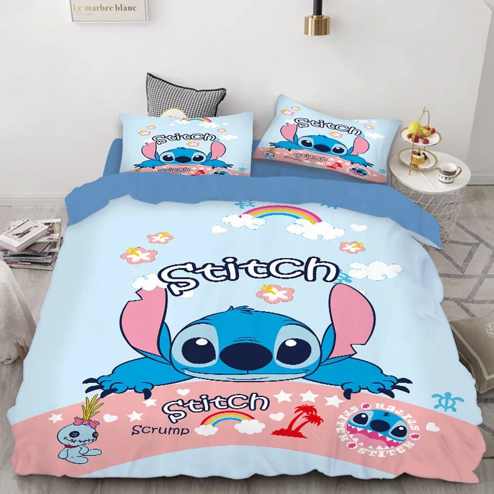 Stitch #24 Duvet Cover Quilt Cover Pillowcase Bedding Set Bed Linen Home Bedroom Decor