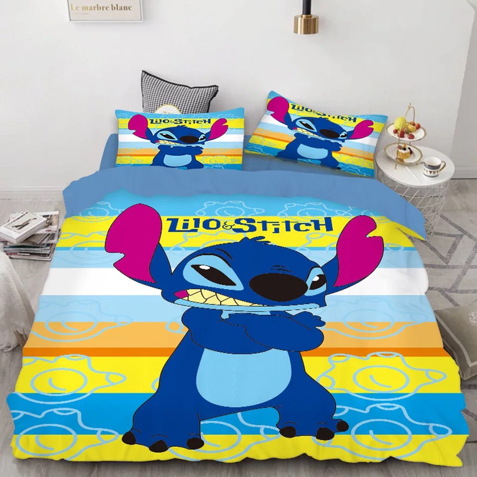Stitch #26 Duvet Cover Quilt Cover Pillowcase Bedding Set Bed Linen Home Bedroom Decor