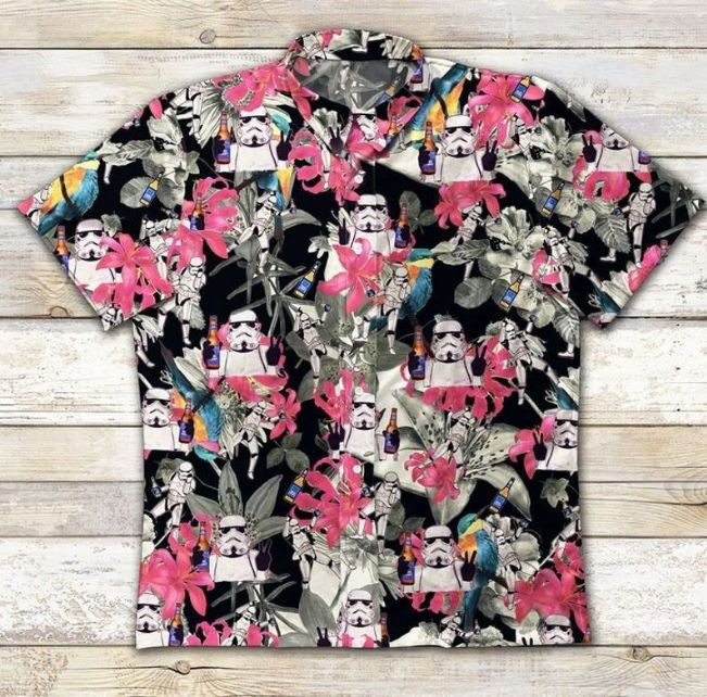 Stormtrooper Tropical Hawaiian Shirt