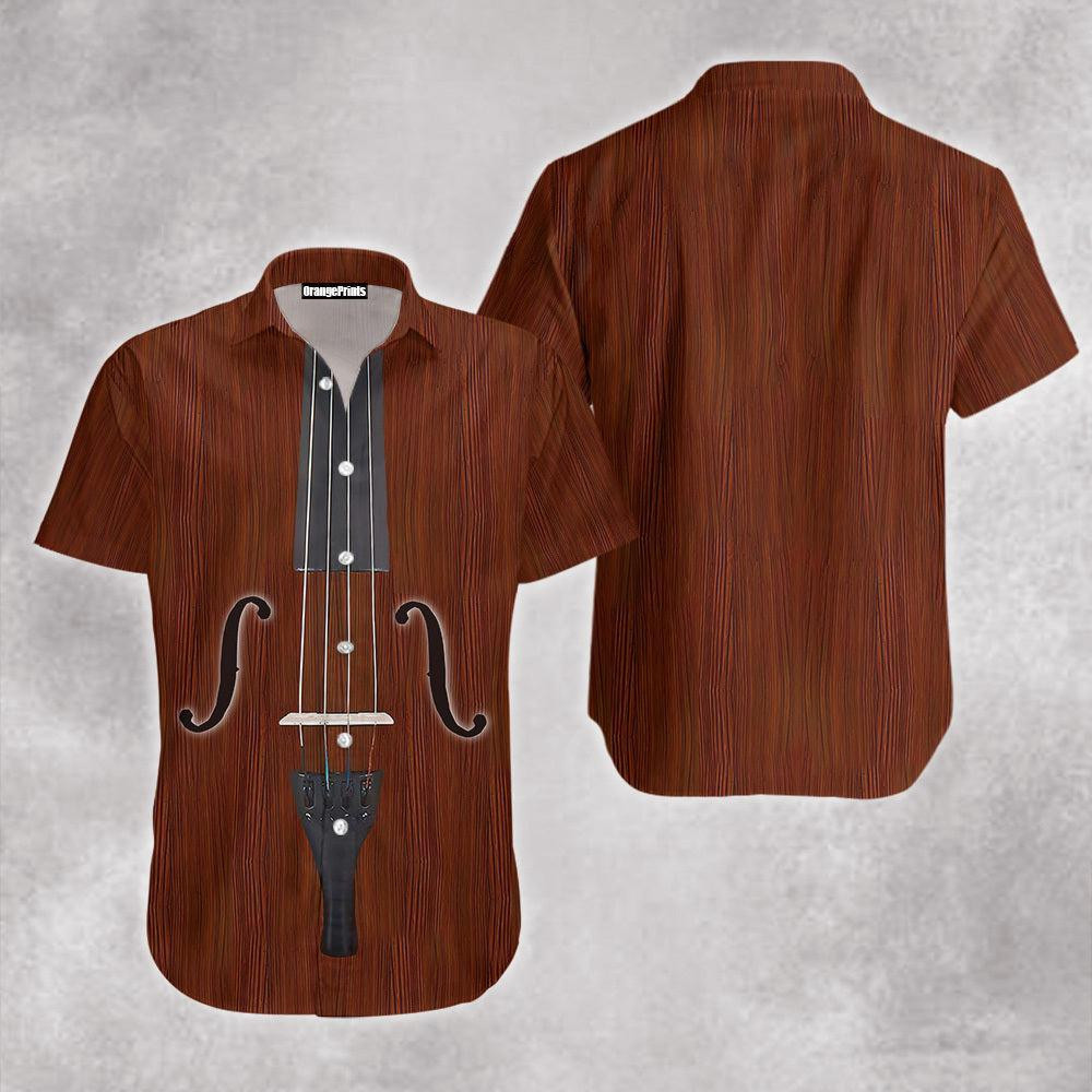 Stradivarius Violin Hawaiian Shirt