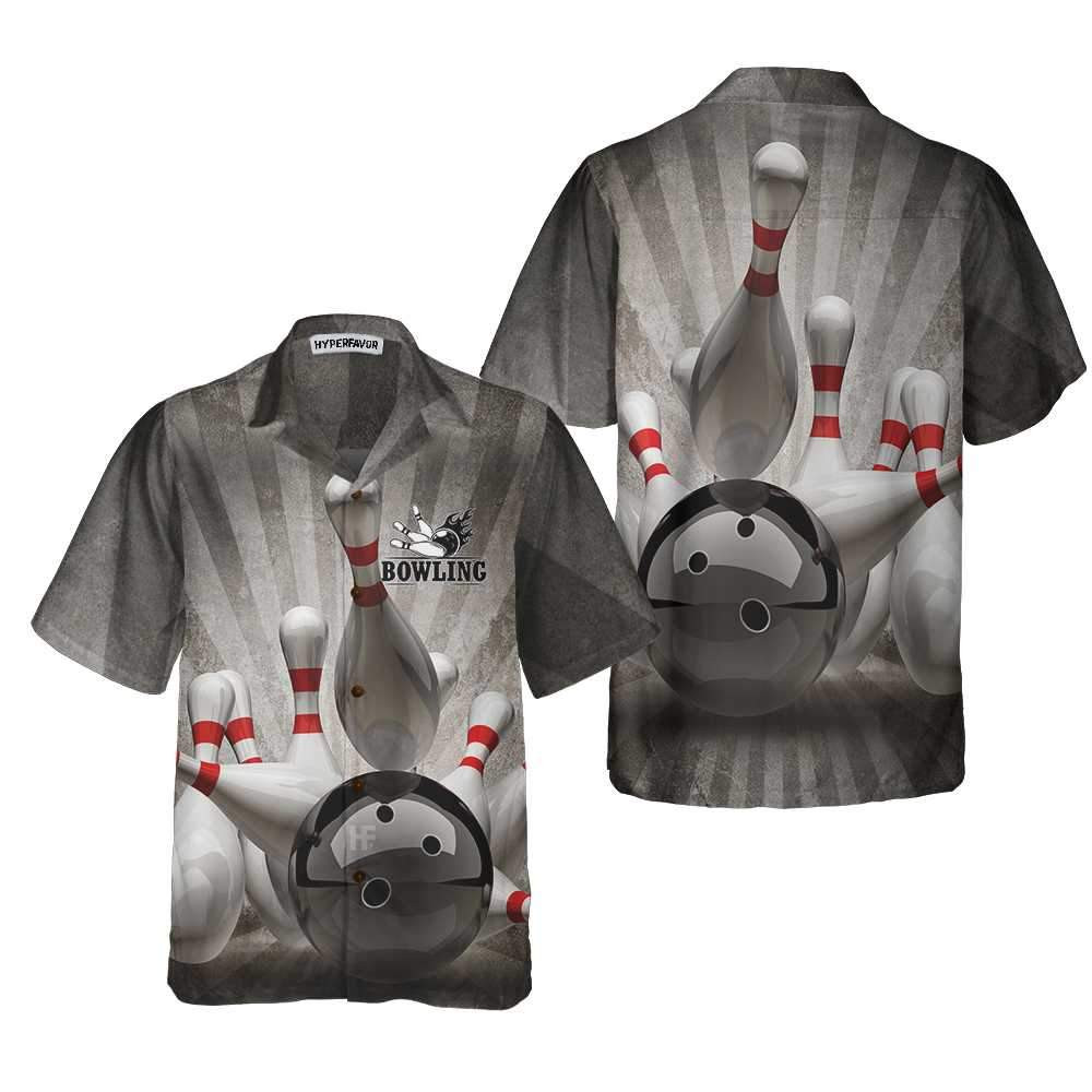 Strike Bowling Ball Lover Hawaiian Shirt
