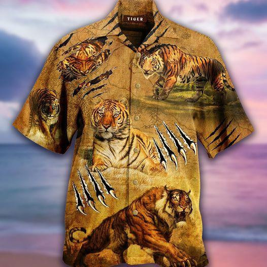 Strong Tiger Vintage Hawaiian Shirt