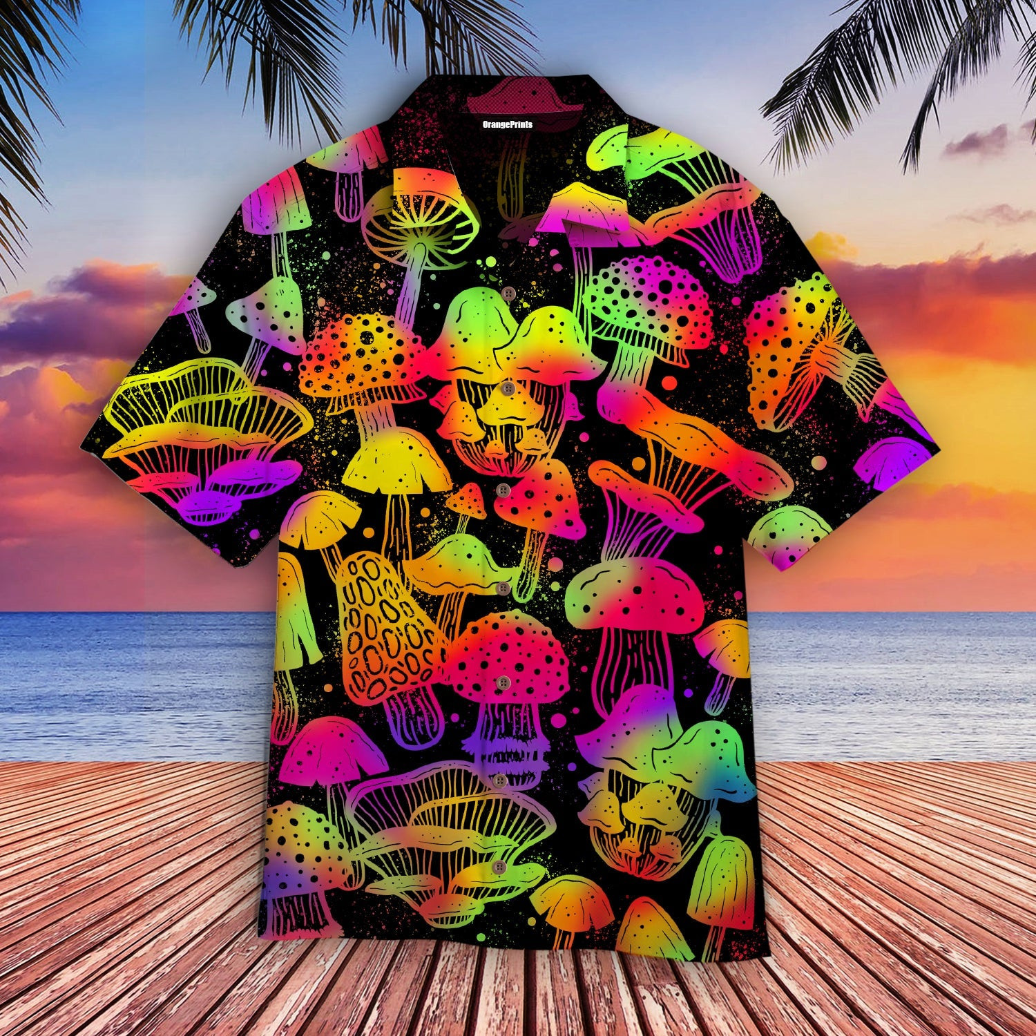 Stunning Mushroom Trippy Hawaiian Shirt