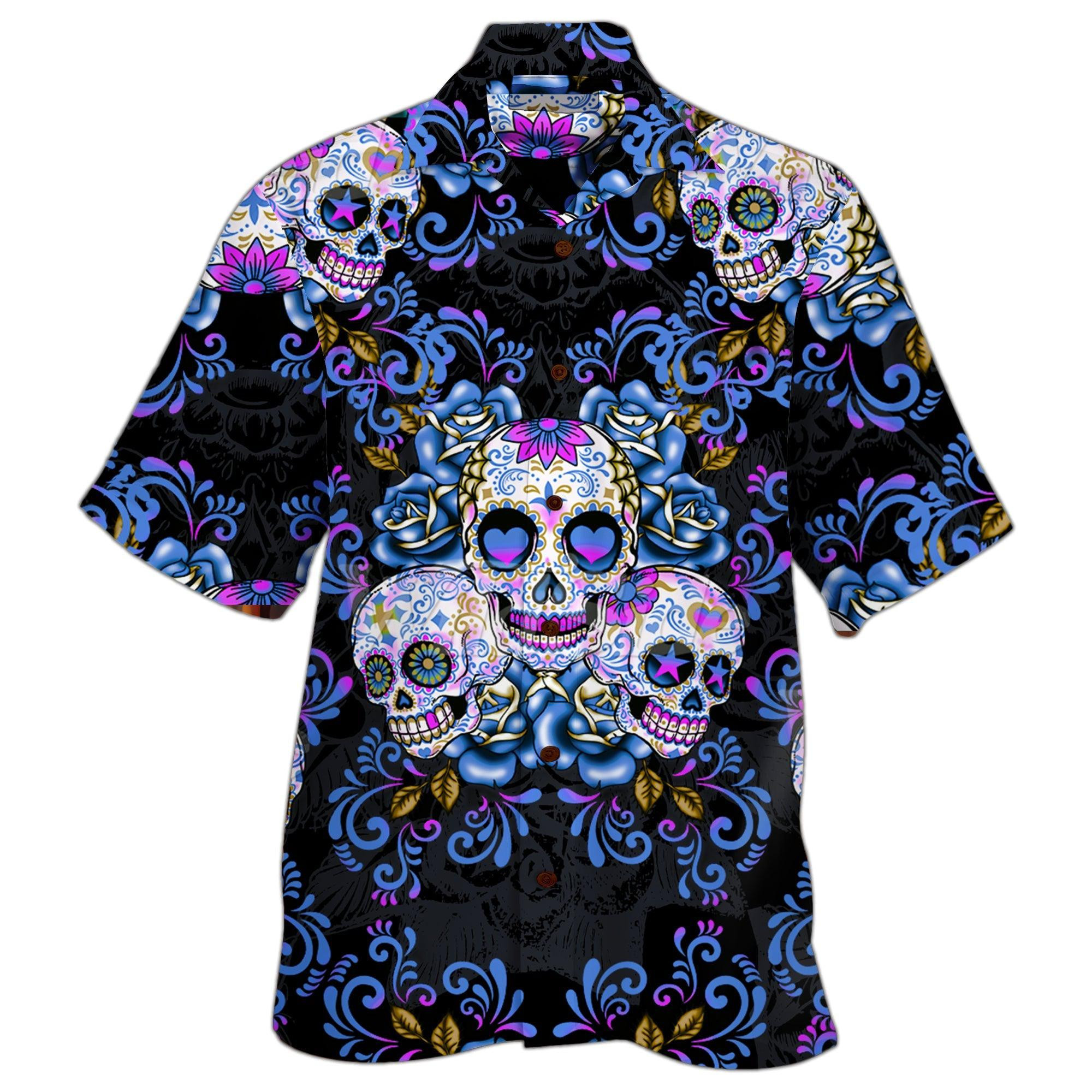 Sugar Skull Hawaiian Shirt