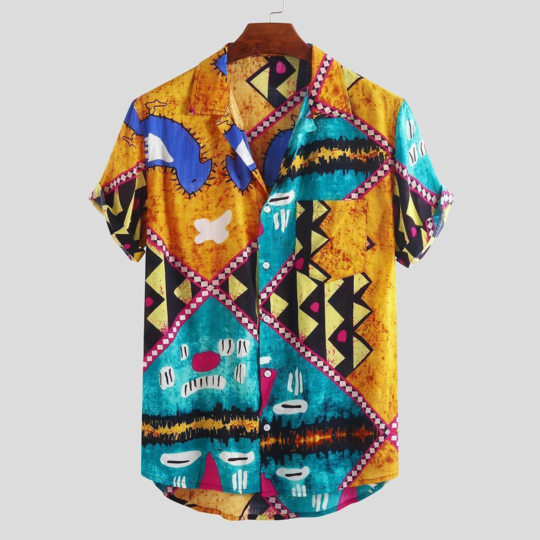 Summer Color Hawaiian Shirt