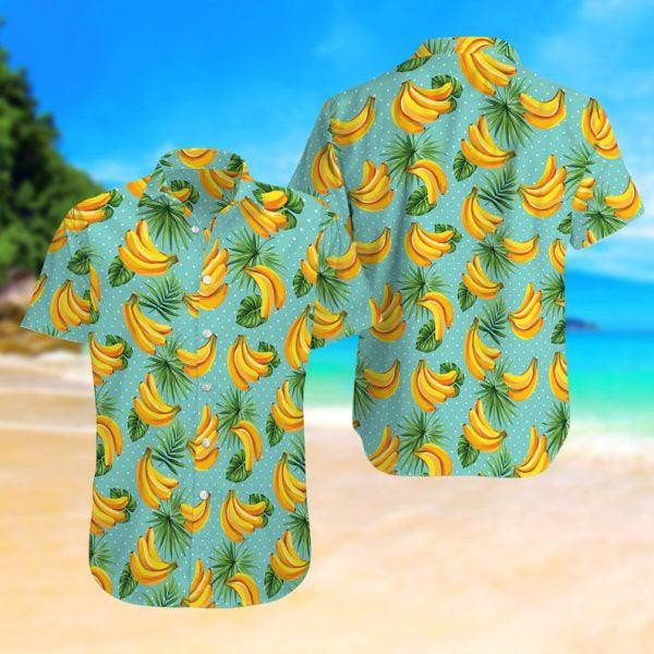 Summer Time Banana Tropical Hawaiian Shirt