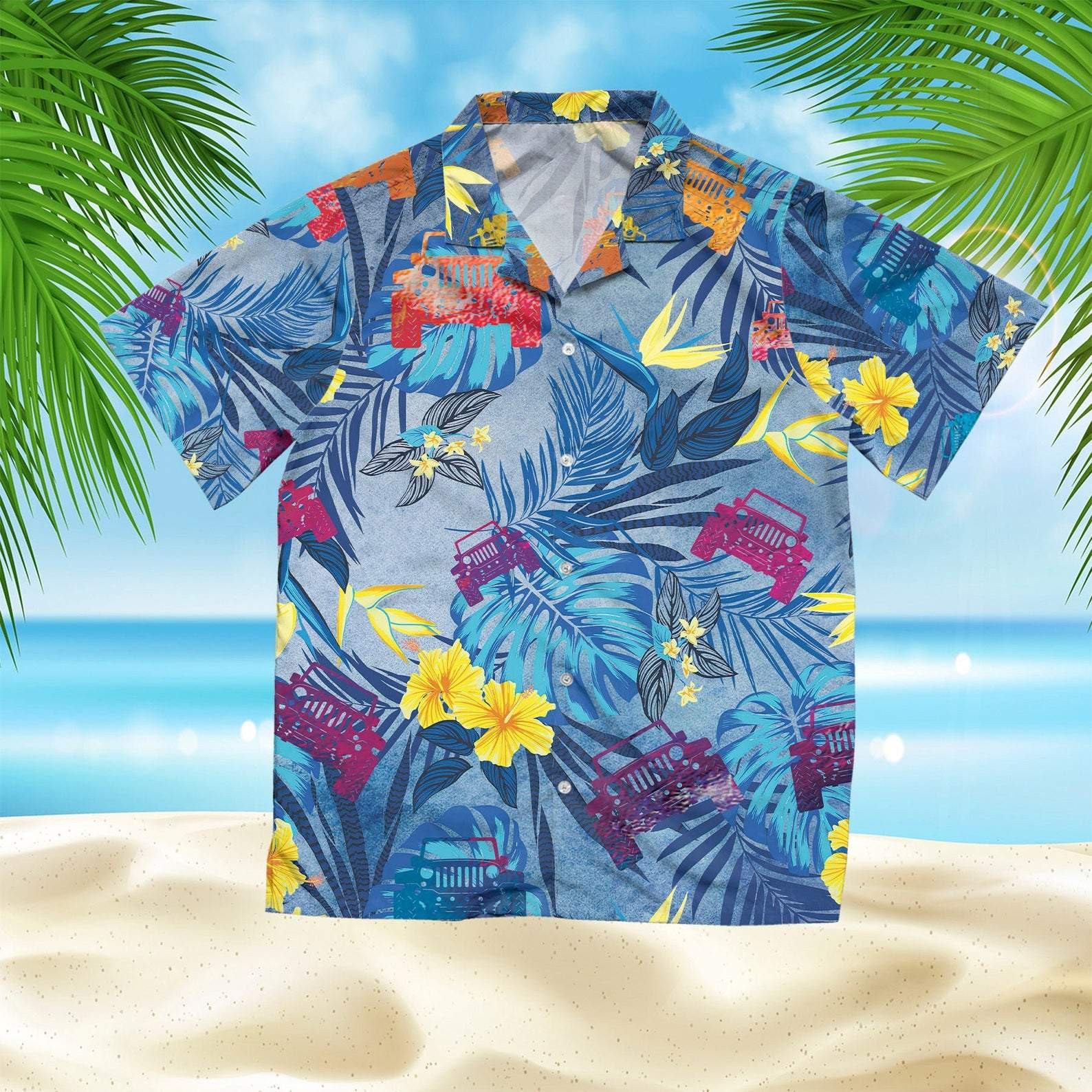Summer Vibe Tropical Hawaiian Shirt