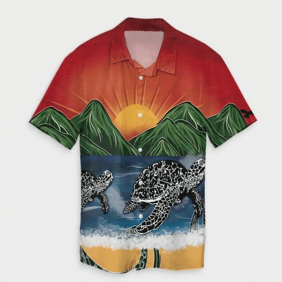 Sunset Ocean Hawaiian Shirt