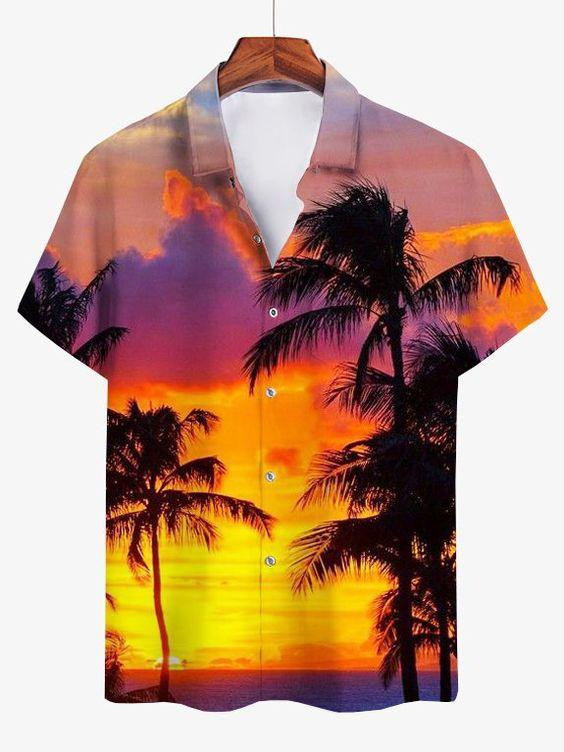 Sunset View Hawaiian Shirt