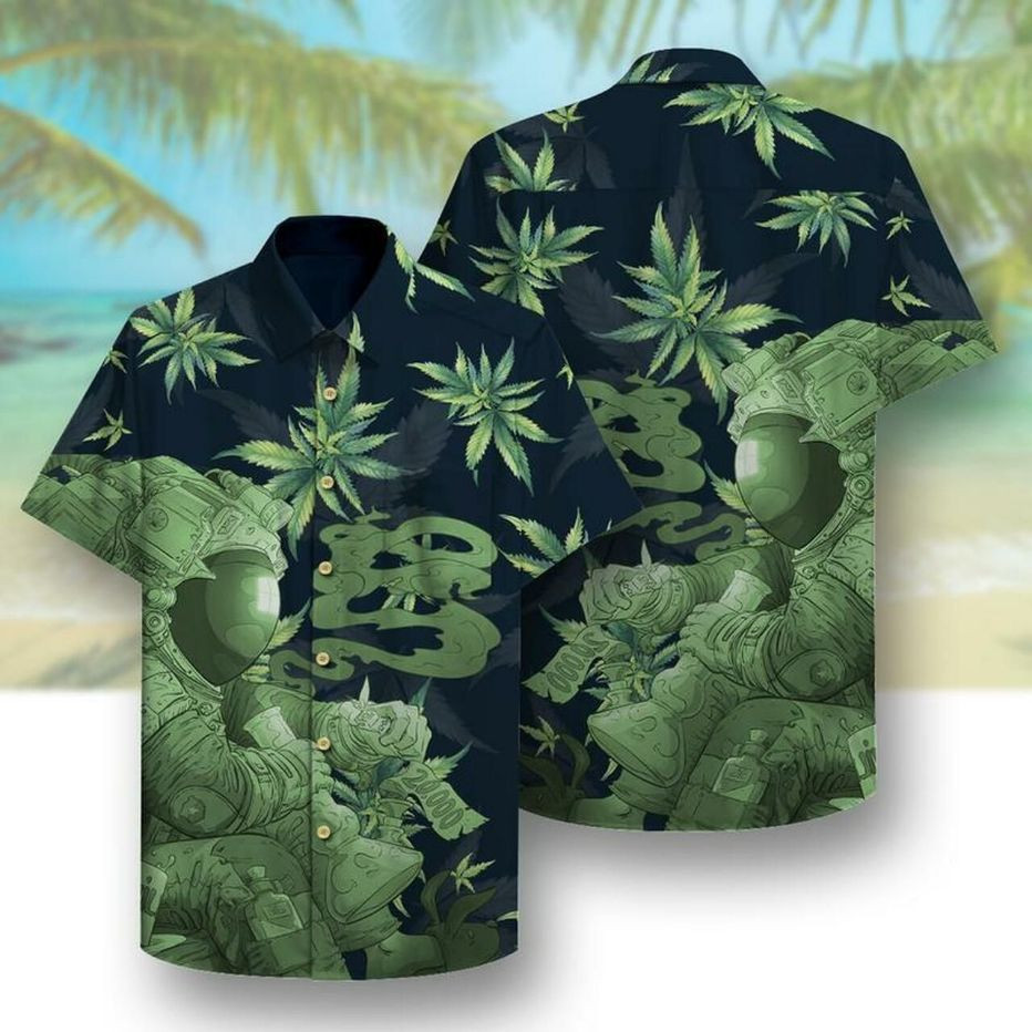 Super Stoned Astronaut Hawaiian Shirt