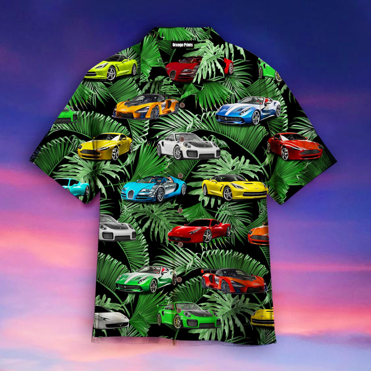 Supper Car Hawaiian Shirt