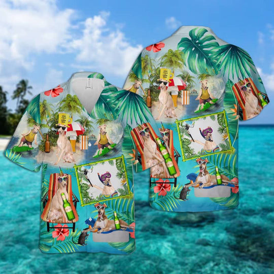 Surfing Dog Hawaiian Shirt