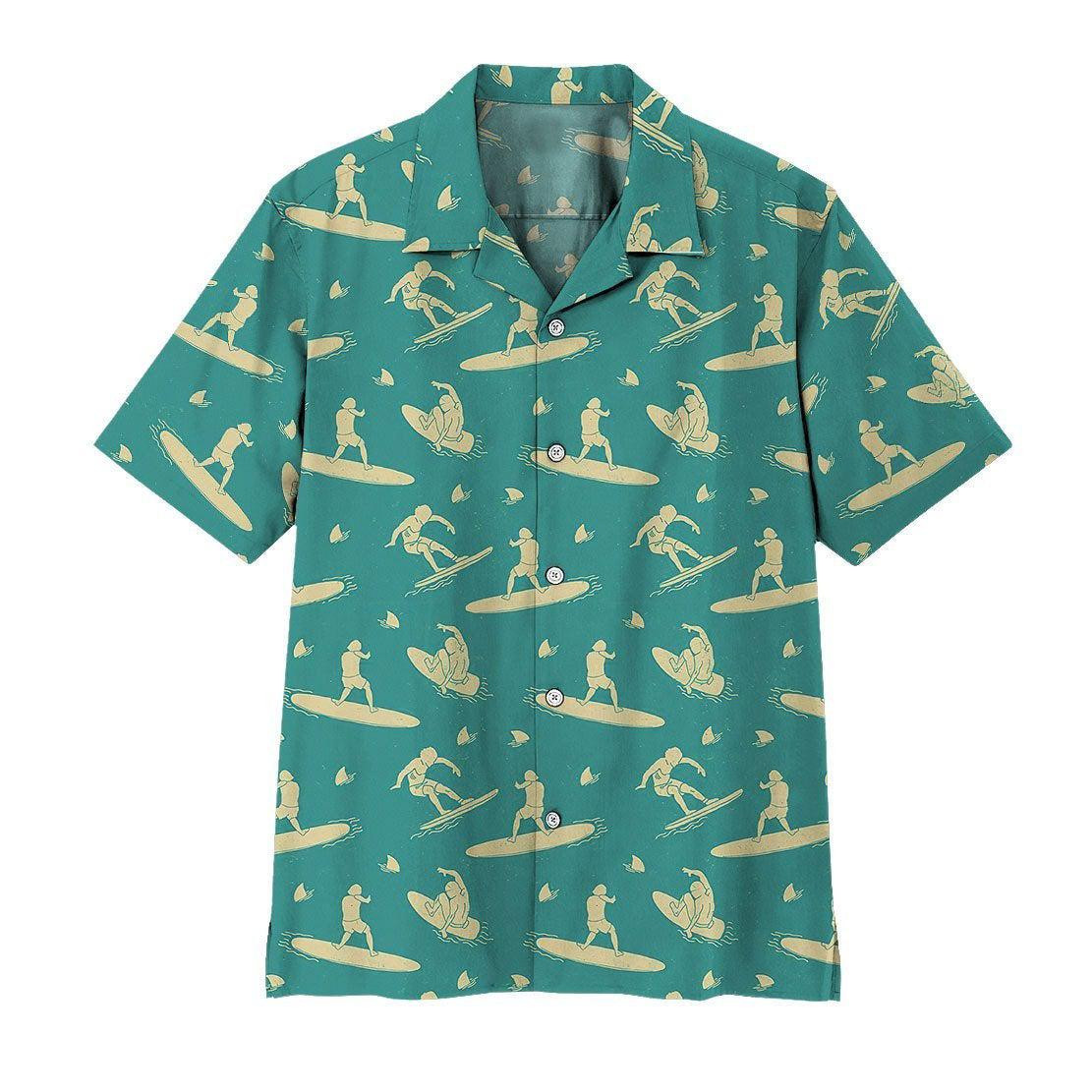 Surfing Hawaiian Shirt