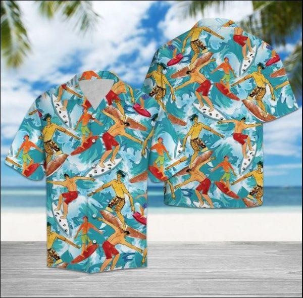 Surfing Hawaiian Shirt
