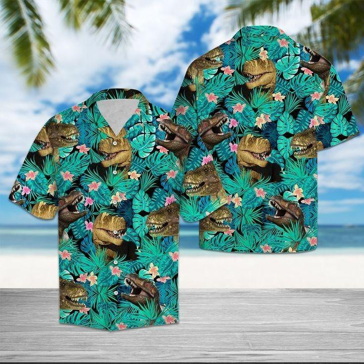 T- rex Tropical Hawaiian Shirt