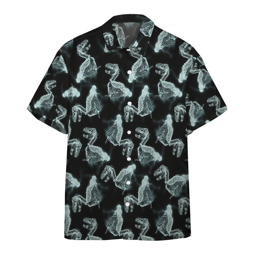 T Rex X Ray Hawaiian Shirt