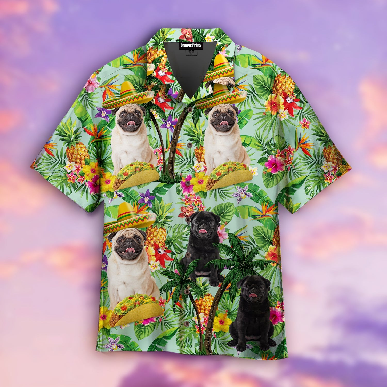 Taco Pug Are Ready For Summer Hawaiian Shirt
