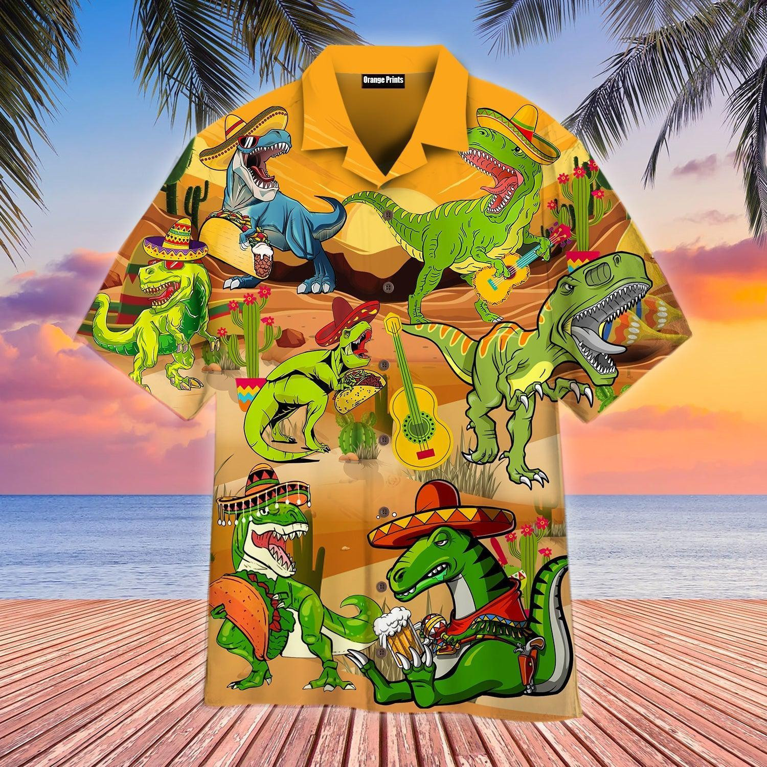 Tacosaurus Cinco De Mayo Hawaiian Shirt