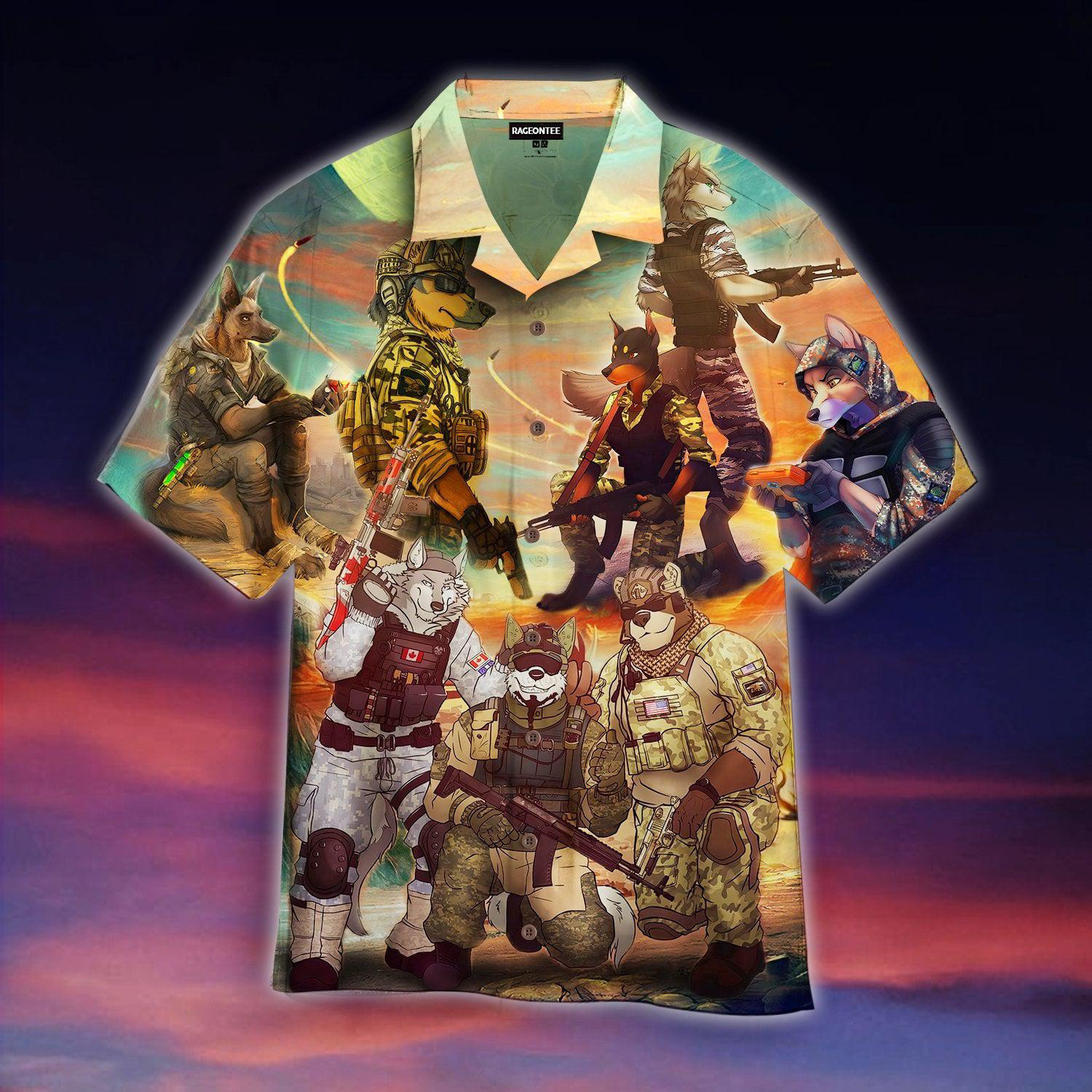 Take A Break, Wolf Soldiers! Hawaiian Shirt