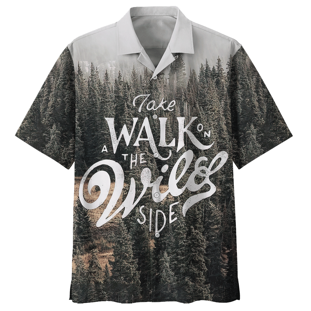 Take A Walk On The Wild Side Camping Personalized Hawaiian Shirt