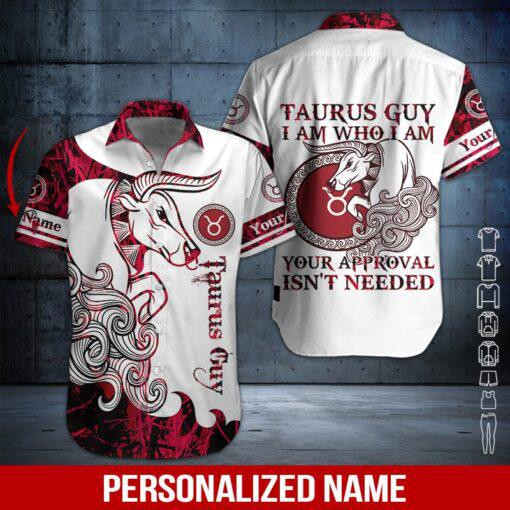 Taurus Guy Personalized Hawaiian Shirt