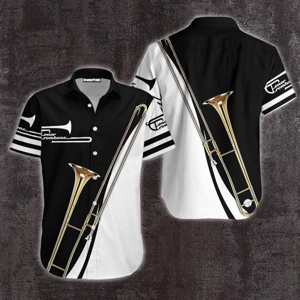 Teno Trombone Music Hawaiian Shirt