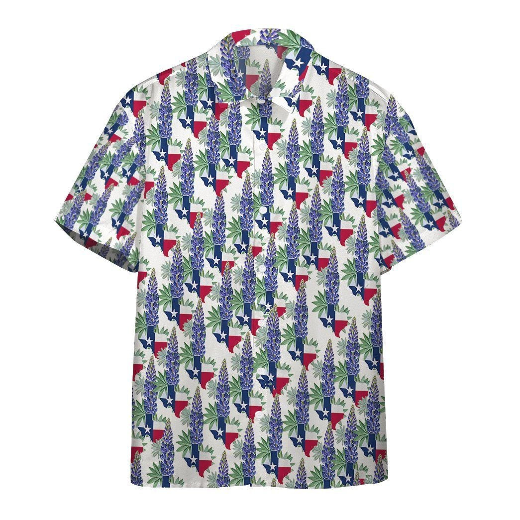 Texas Bluebonnet Hawaiian Shirt