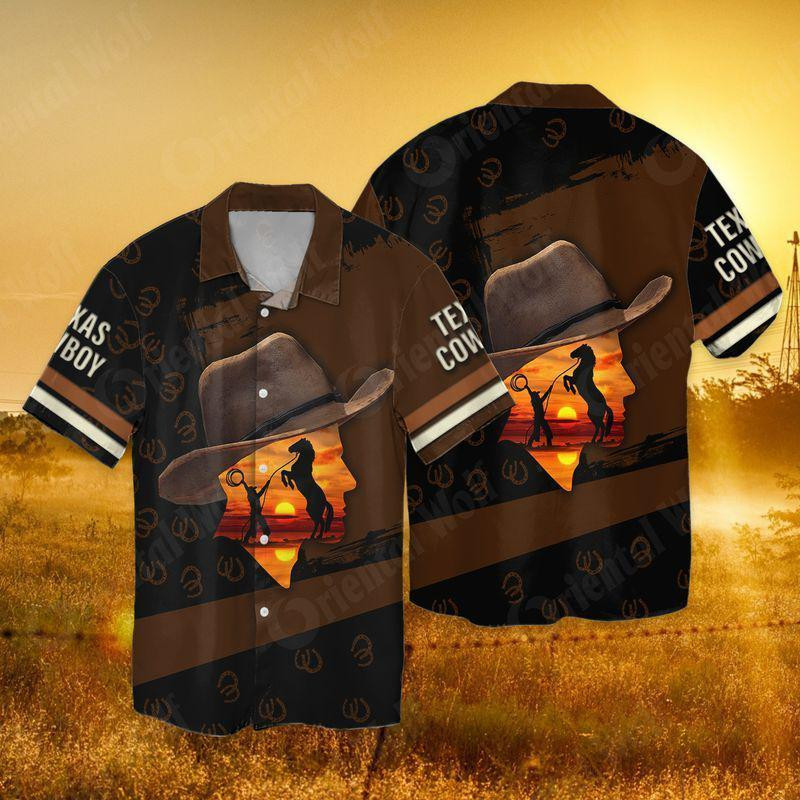 Texas Cowboy Hawaiian Shirt