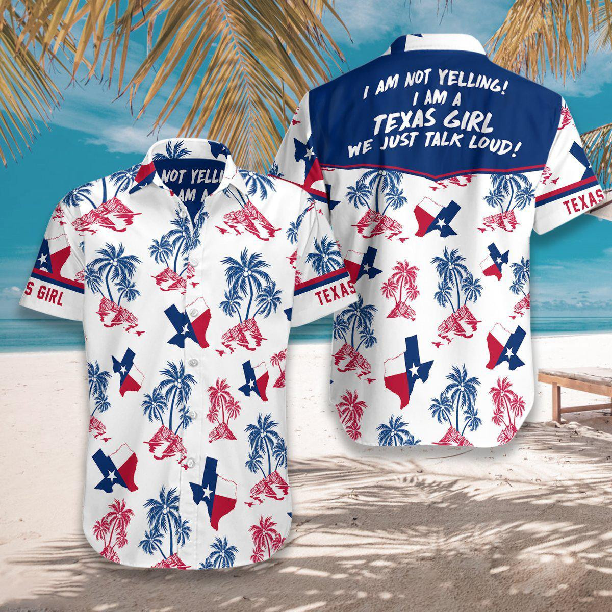 Texas Girl Hawaiian Shirt
