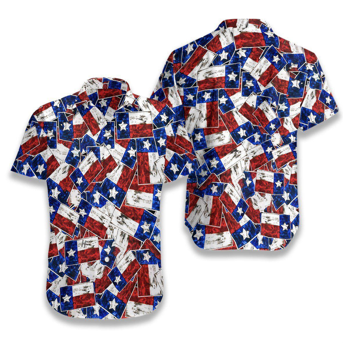 Texas Pattern Hawaiian Shirt