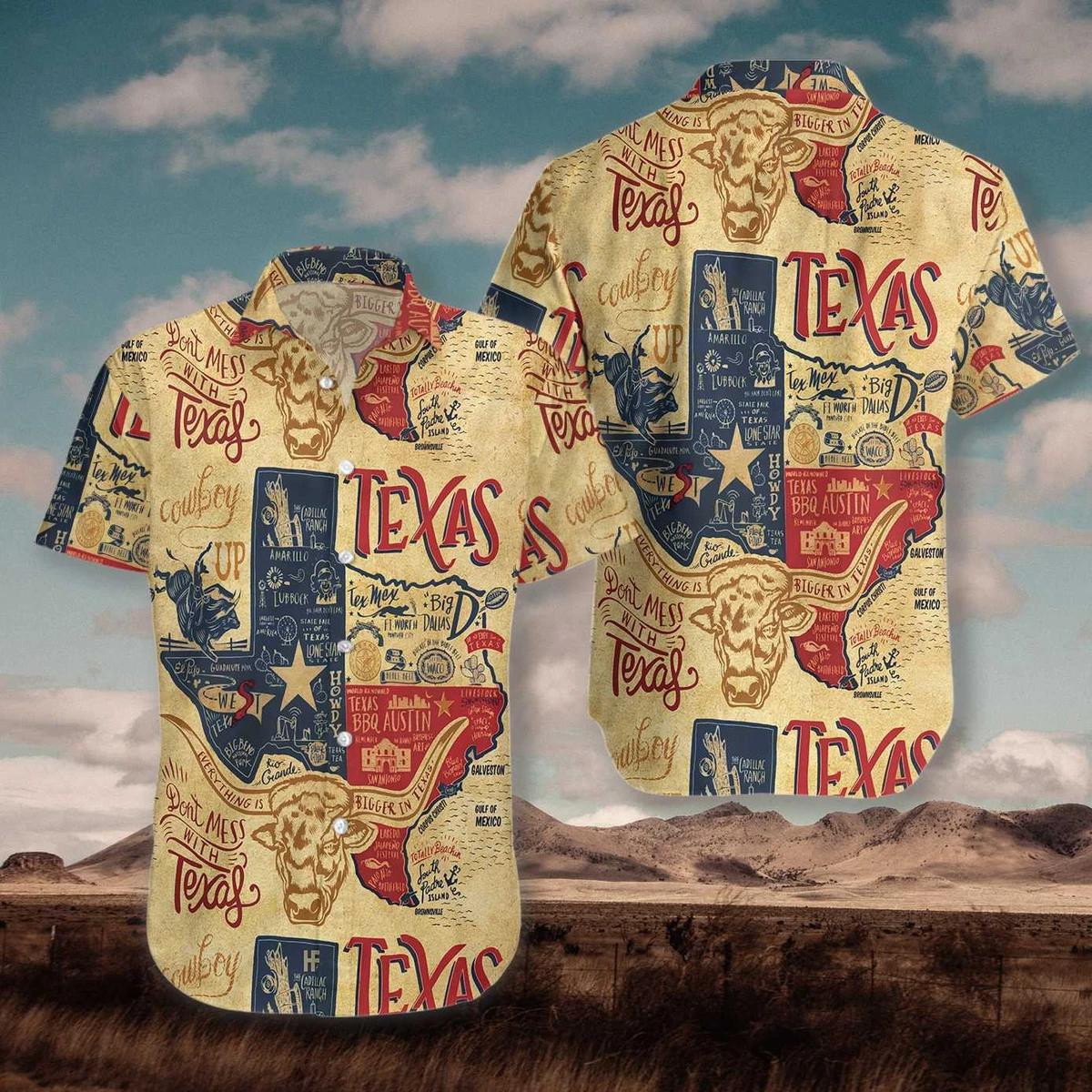 Texas Proud Hawaiian Shirt